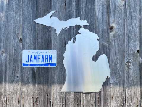 jam farm license plate